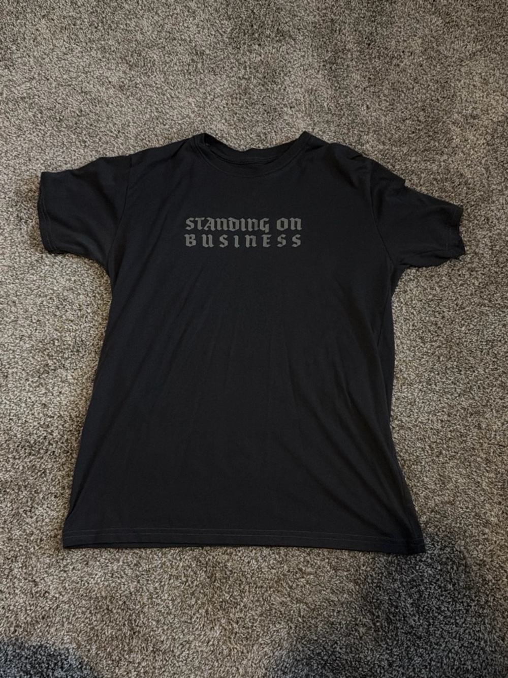 Standing On Business Black Graphic Tee